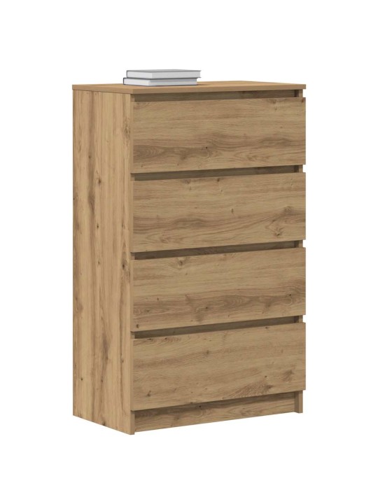 Příborník dub artisan 60x35x98,5 cm kompozitní dřevo