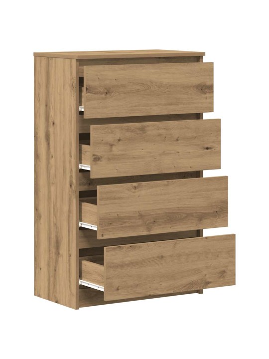 Příborník dub artisan 60x35x98,5 cm kompozitní dřevo