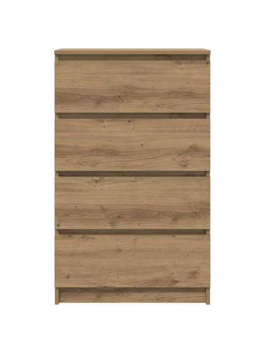 Příborník dub artisan 60x35x98,5 cm kompozitní dřevo