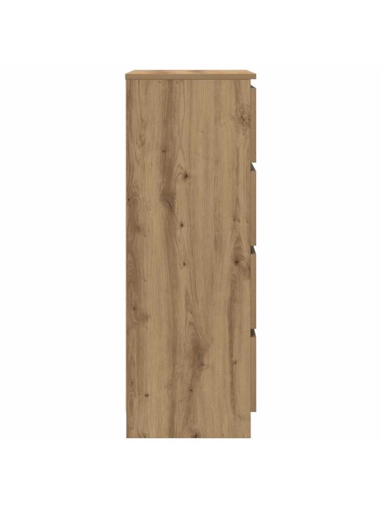 Příborník dub artisan 60x35x98,5 cm kompozitní dřevo