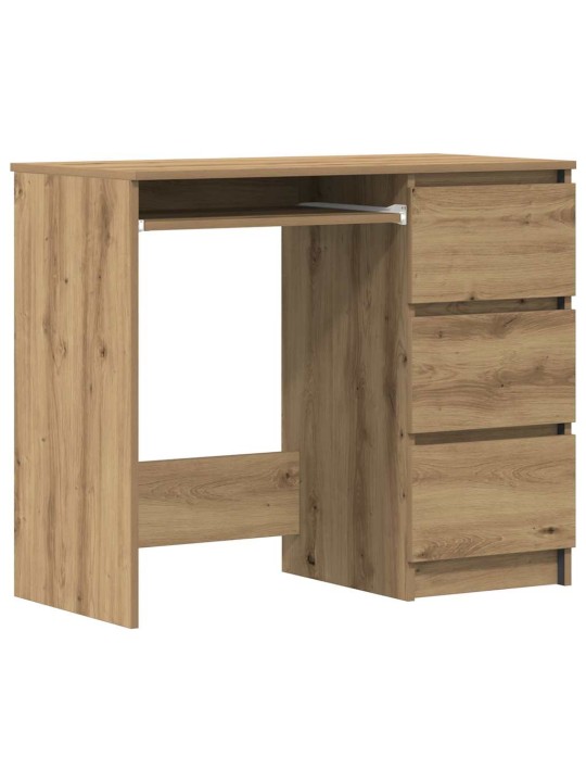 Psací stůl dub artisan 90x45x76 cm kompozitní dřevo