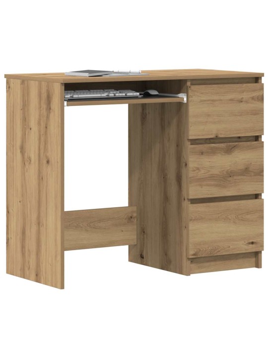 Psací stůl dub artisan 90x45x76 cm kompozitní dřevo