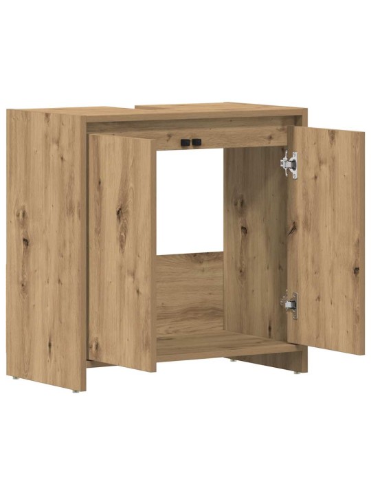 Koupelnová skříňka pod umyvadlo dub artisan 60x33x60cm kompozit