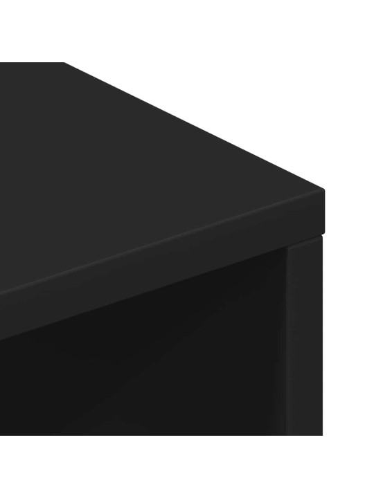 Tv stolek černý 100 x 40 x 40 cm dřevotříska