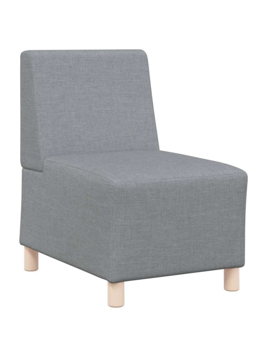 Křeslo světle šedé 55 cm textil
