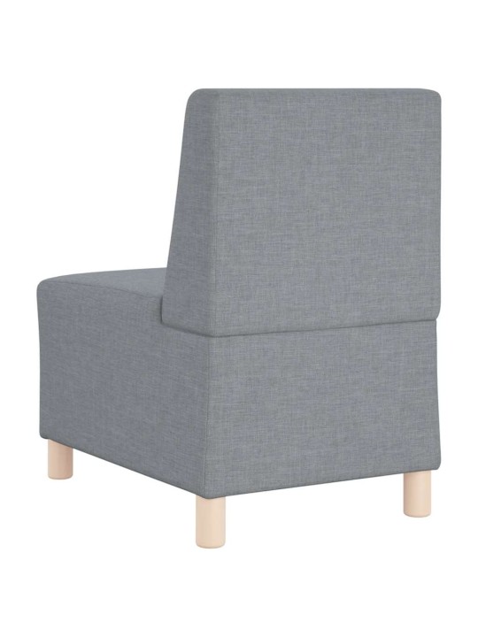 Křeslo světle šedé 55 cm textil