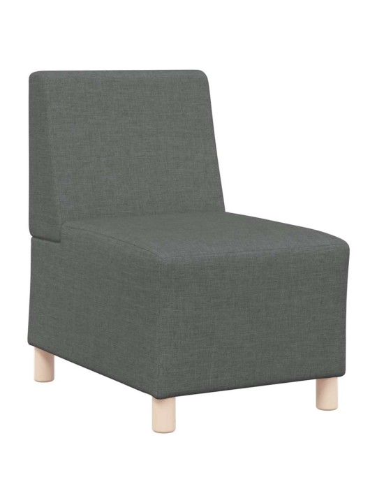 Křeslo tmavě šedé 55 cm textil