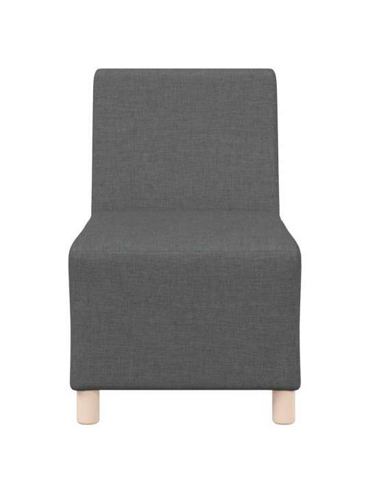 Křeslo tmavě šedé 55 cm textil
