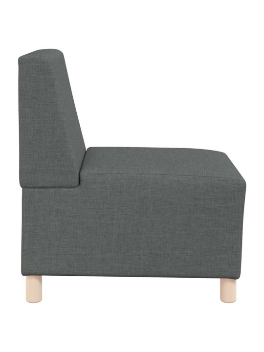 Křeslo tmavě šedé 55 cm textil