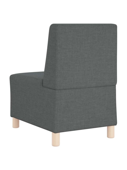 Křeslo tmavě šedé 55 cm textil