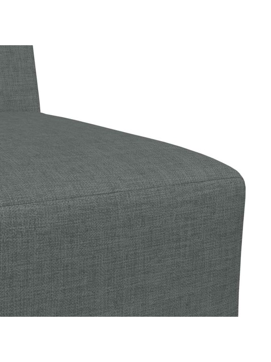Křeslo tmavě šedé 55 cm textil