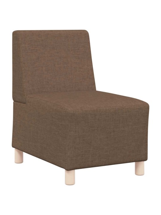 Křeslo hnědé 55 cm textil