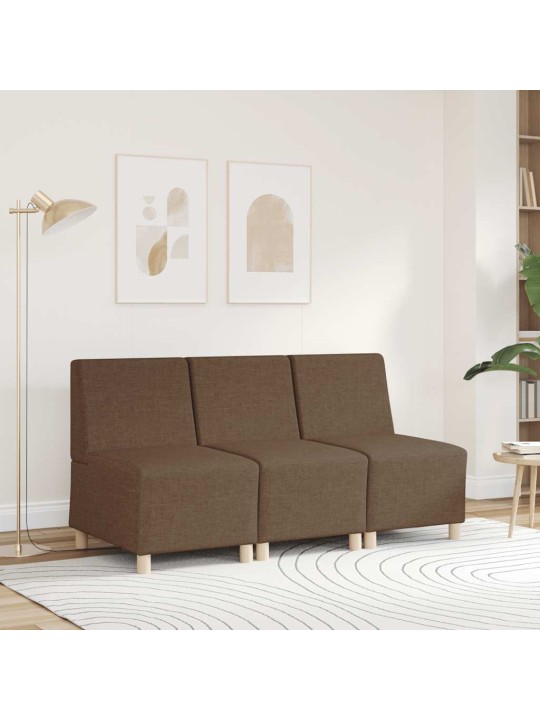 Křeslo hnědé 55 cm textil