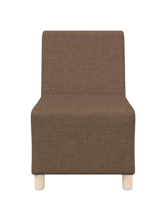 Křeslo hnědé 55 cm textil
