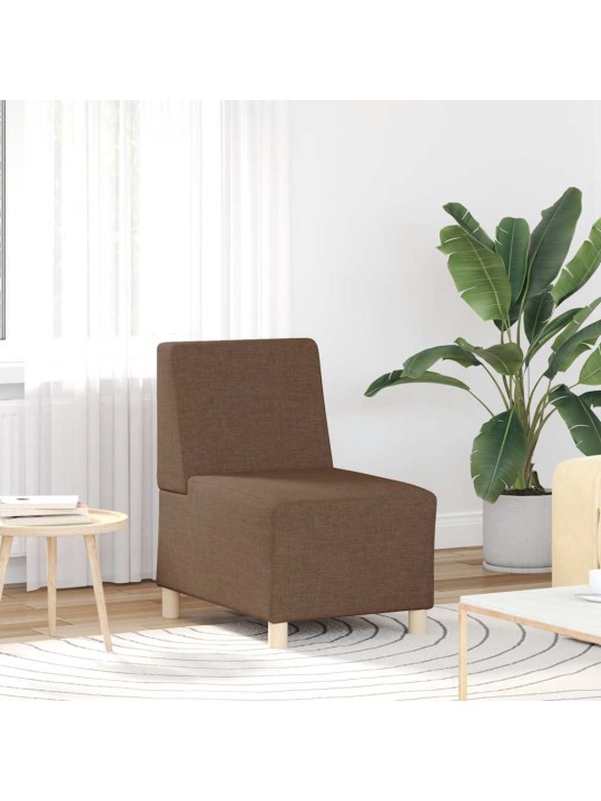 Křeslo hnědé 55 cm textil