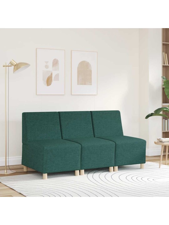 Křeslo tmavě zelené 55 cm textil