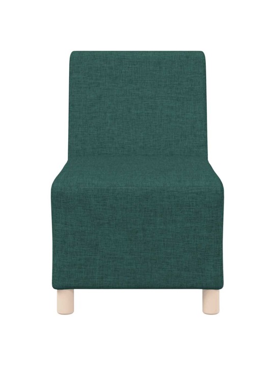 Křeslo tmavě zelené 55 cm textil