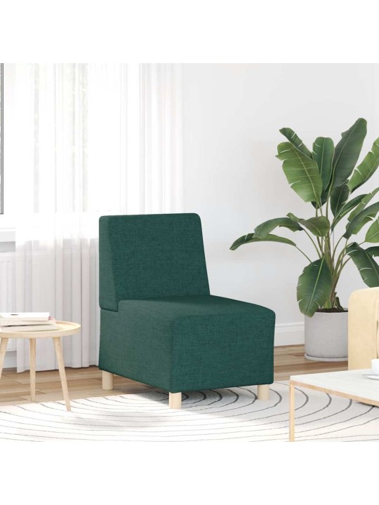 Křeslo tmavě zelené 55 cm textil
