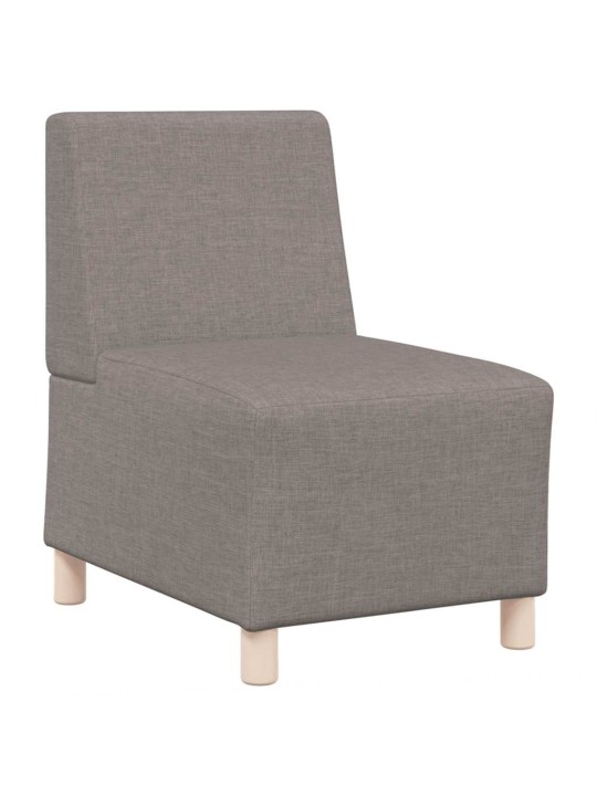 Křeslo taupe 55 cm textil