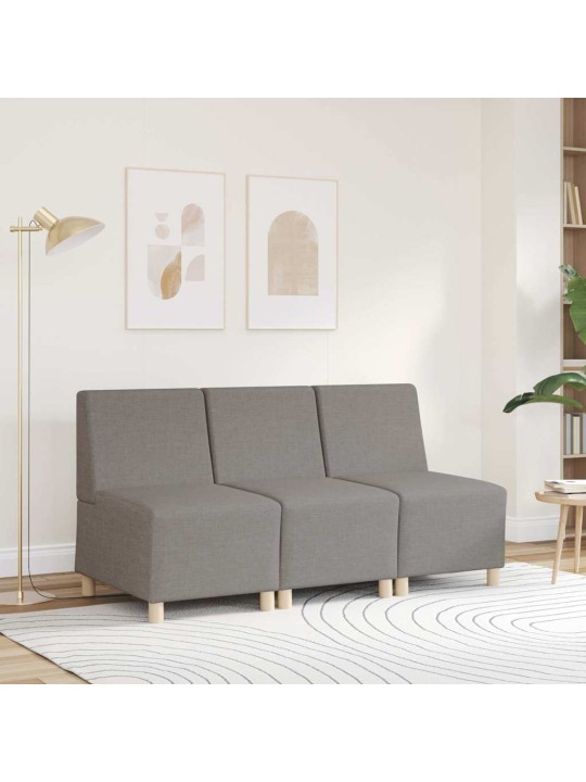 Křeslo taupe 55 cm textil