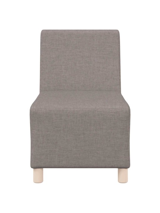 Křeslo taupe 55 cm textil