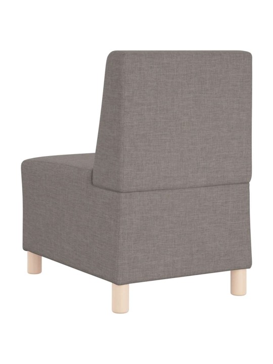 Křeslo taupe 55 cm textil
