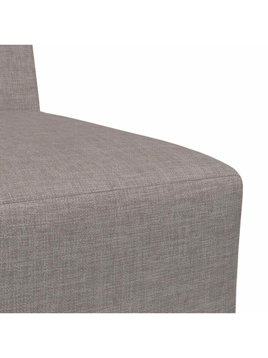 Křeslo taupe 55 cm textil