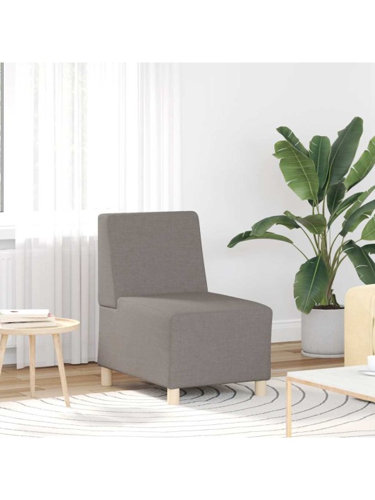 Křeslo taupe 55 cm textil