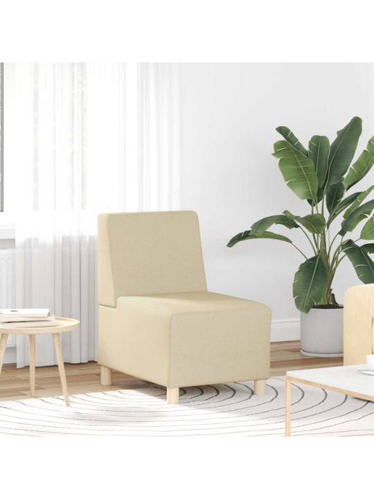 Křeslo krémové 55 cm textil