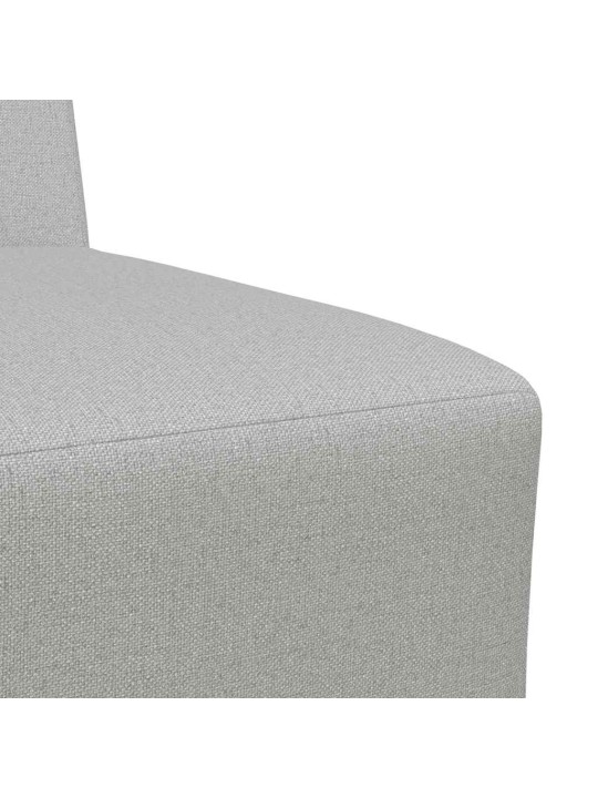 Rozkládací křeslo obláčkově šedá 55 cm látka