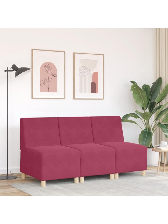 Křeslo vínové 55 cm samet