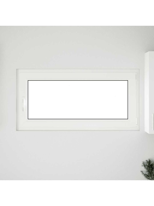 Sklepní okno risor 120x60 cm sklopné&otočné din pravé bílé