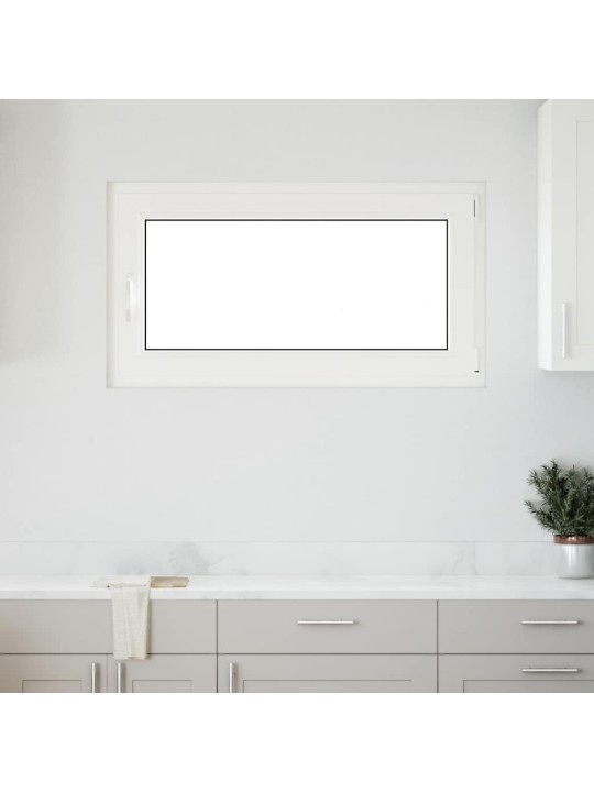 Sklepní okno risor 110x50 cm sklopné&otočné din pravé bílé