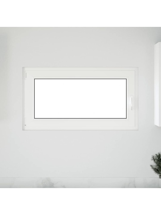 Sklepní okno risor 110x50 cm sklopné&otočné din levé bílé