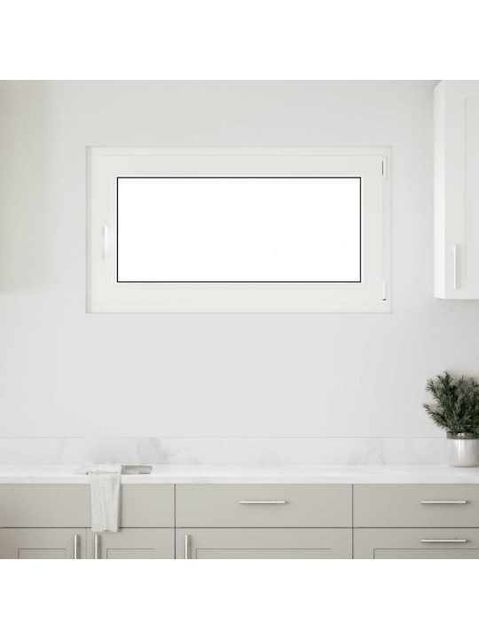 Sklepní okno risor 110x60 cm sklopné&otočné din pravé bílé