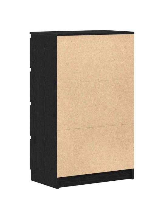 Příborník černý dub 60x35x98,5 cm dřevěná konstrukce