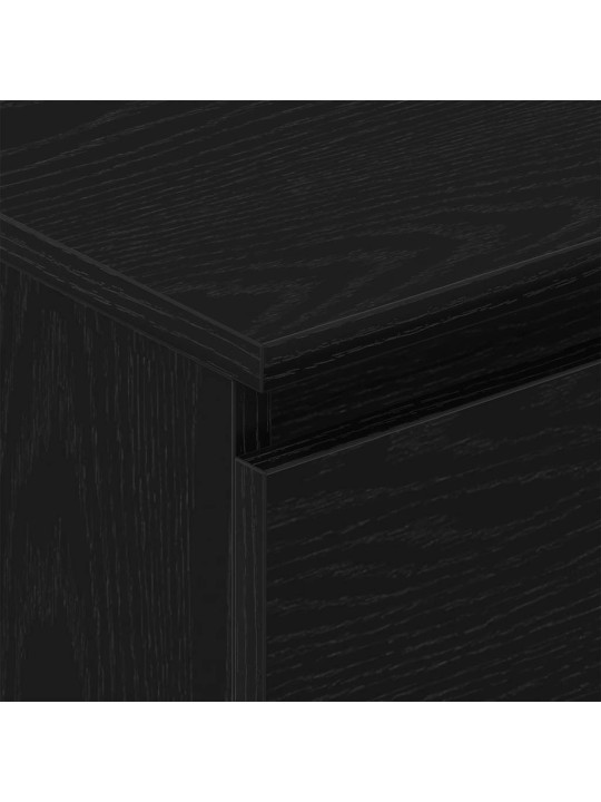 Příborník černý dub 60x35x98,5 cm dřevěná konstrukce