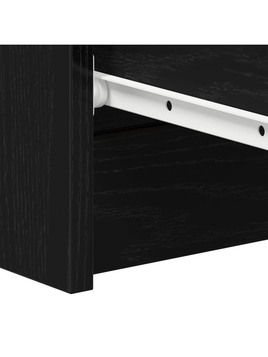 Příborník černý dub 60x35x98,5 cm dřevěná konstrukce
