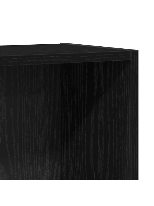 Knihovna černý dub 40x24x76 cm kompozitní dřevo