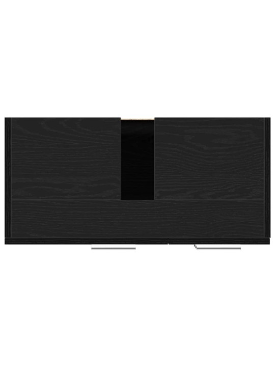 Skříňka pod umyvadlo černý dub 63x30x54 cm dřevěná konstrukce