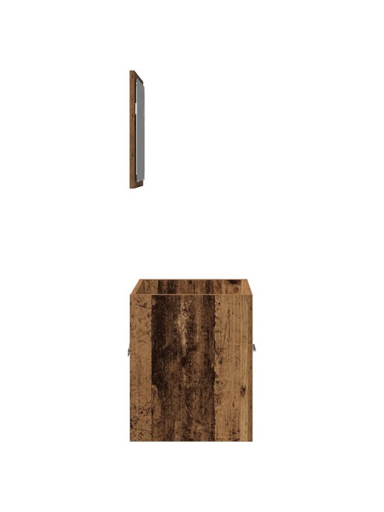 2dílná koupelnová sestava old wood kompozitní dřevo
