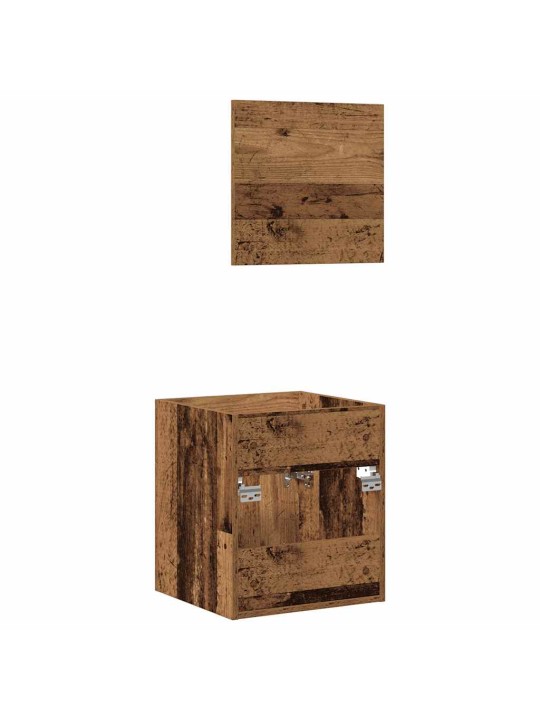 2dílná koupelnová sestava old wood kompozitní dřevo