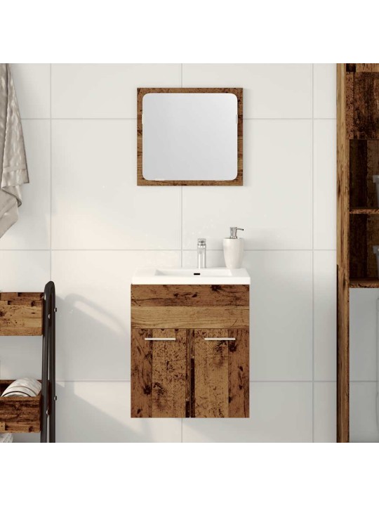 2dílná koupelnová sestava old wood kompozitní dřevo