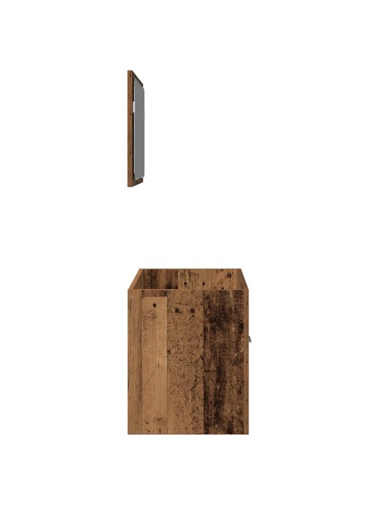 2dílná koupelnová sestava old wood kompozitní dřevo