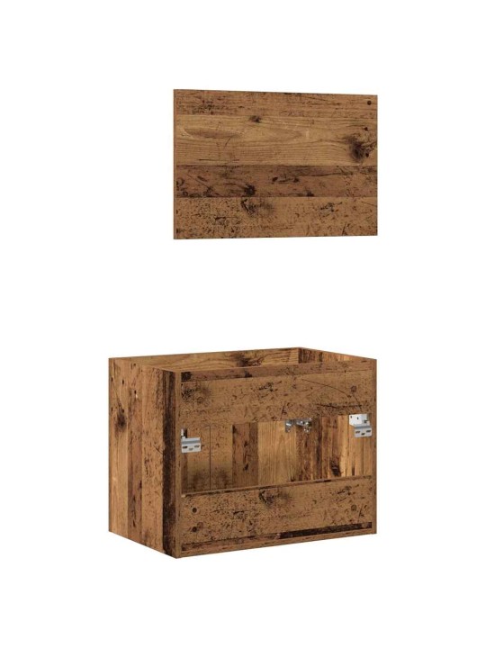 2dílná koupelnová sestava old wood kompozitní dřevo