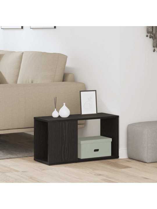 Tv skříňka černý dub 60x24x32 cm dřevěná konstrukce
