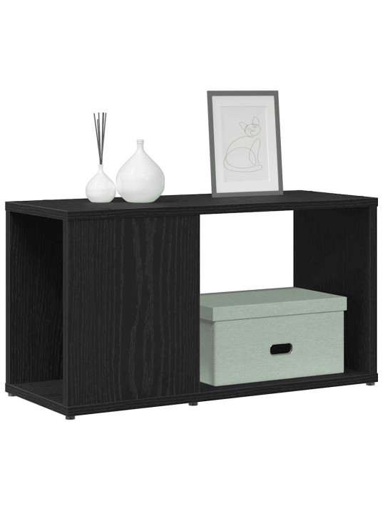 Tv skříňka černý dub 60x24x32 cm dřevěná konstrukce