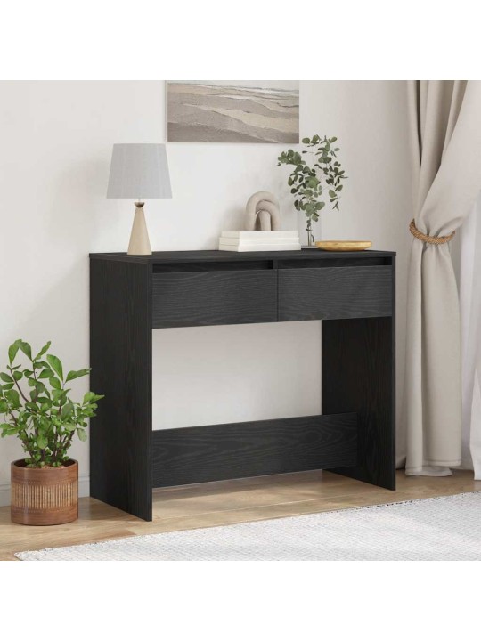 Konzolový stůl black oak 89x41x76,5 cm dřevěné konstrukce