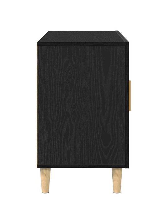 Příborník černý dub 100x36x60 cm dřevěná konstrukce