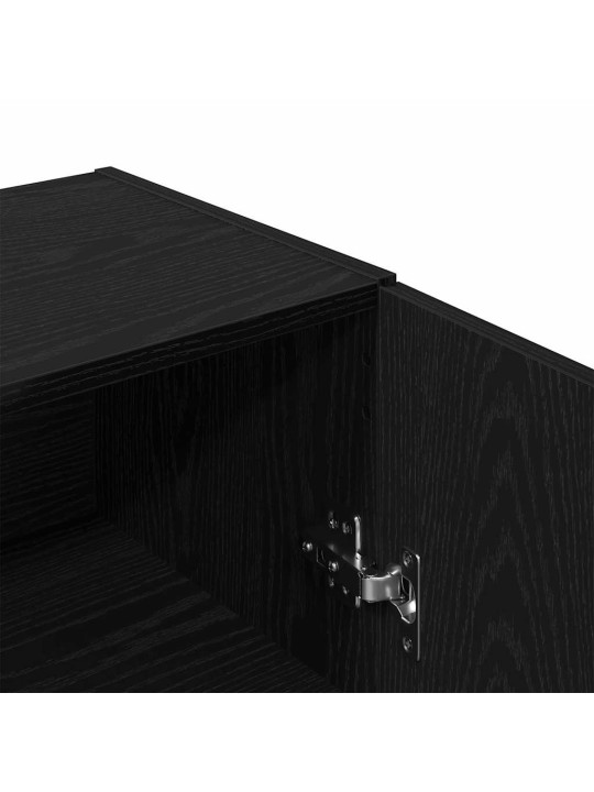 Příborník černý dub 100x36x60 cm dřevěná konstrukce